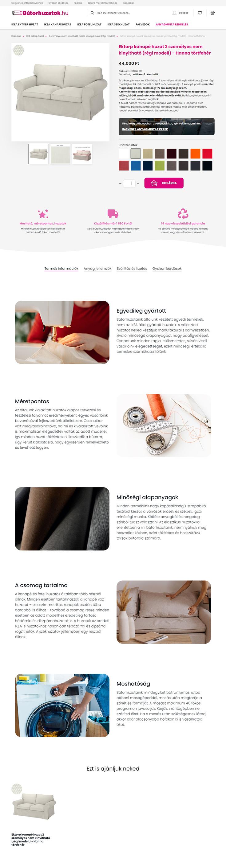 Kulcsrakész Shoprenter webáruház készítés